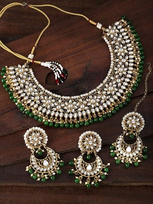 Kundan Necklace Earrings a809 | eBay