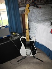 Telecaster Guitar With Humbucker Pick Ups And Bigsby Style Tremolo Bar