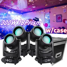 300W LED 24Prism Moving Head Light Beam Stage DMX Spot Disco Party DJ Lighting