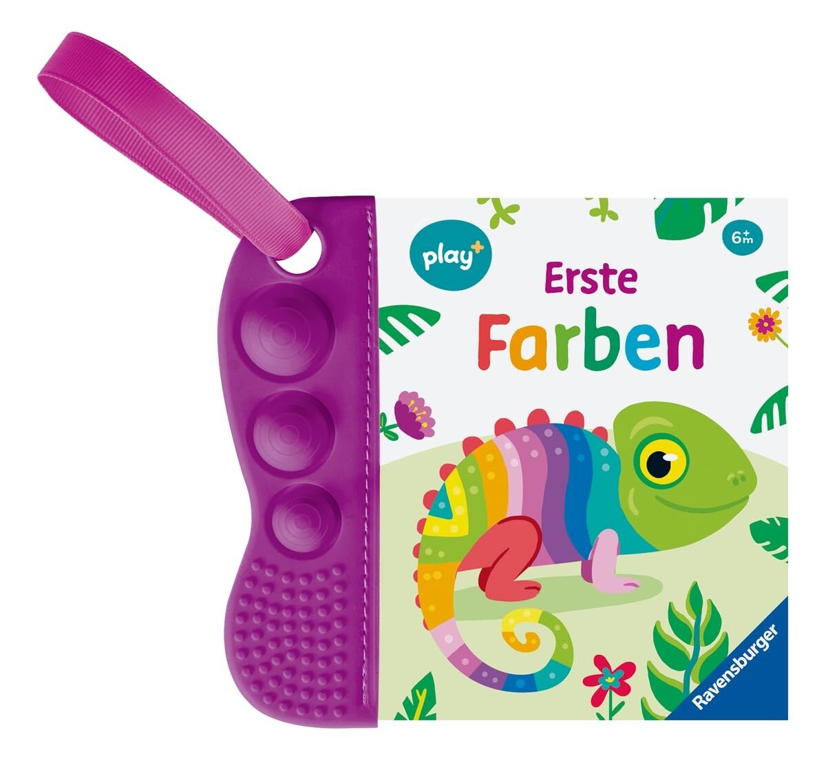Ravensburger Play+ flip & Pop Erste Farben Ab 6 Monate Beißbuch + BONUS