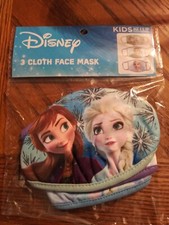 Disney Frozen age 4 Set of 3 Cloth Girls Face Masks by Berkshire Fashions Wash