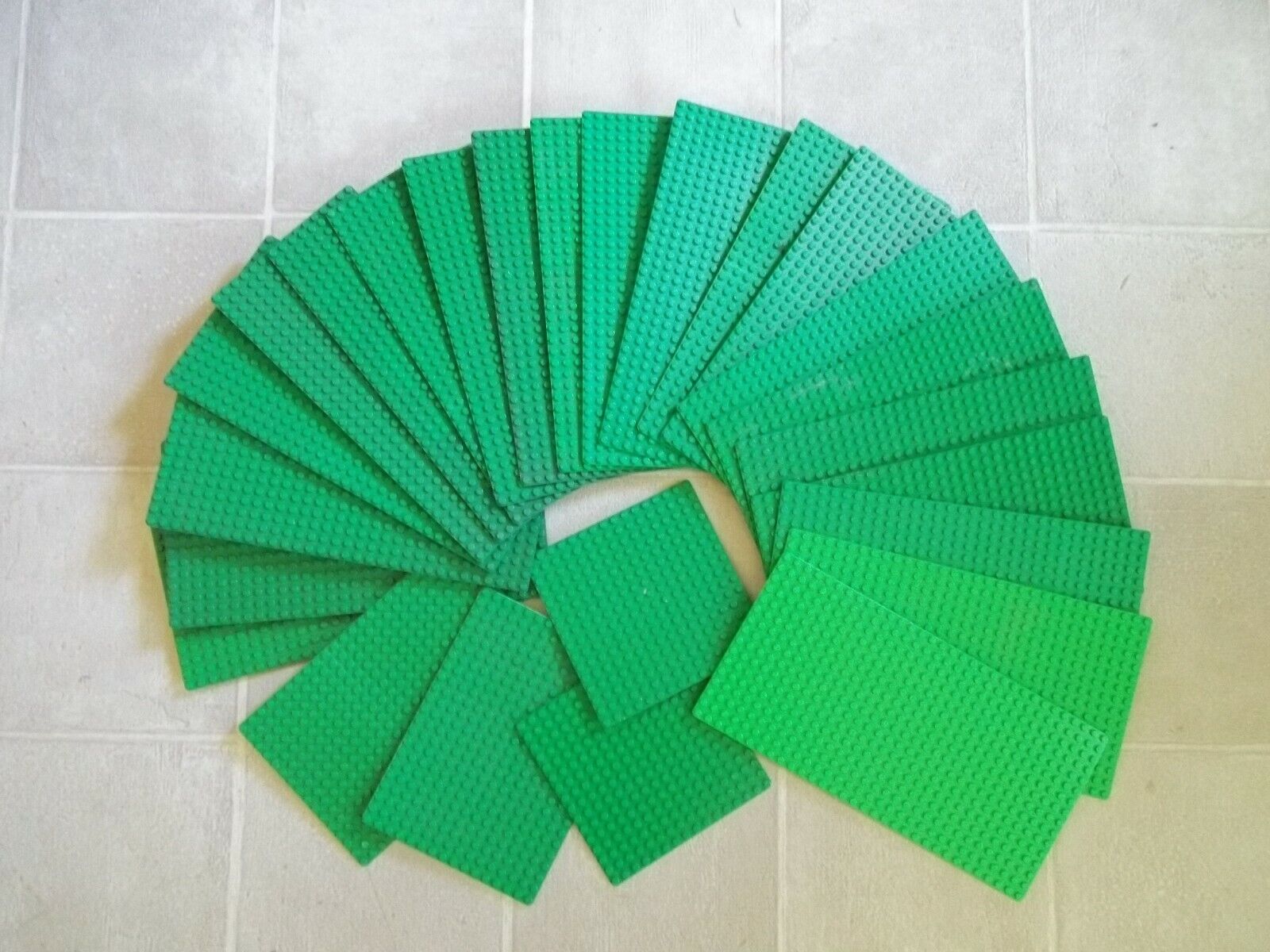 Lego Green Baseplates Lot of 25