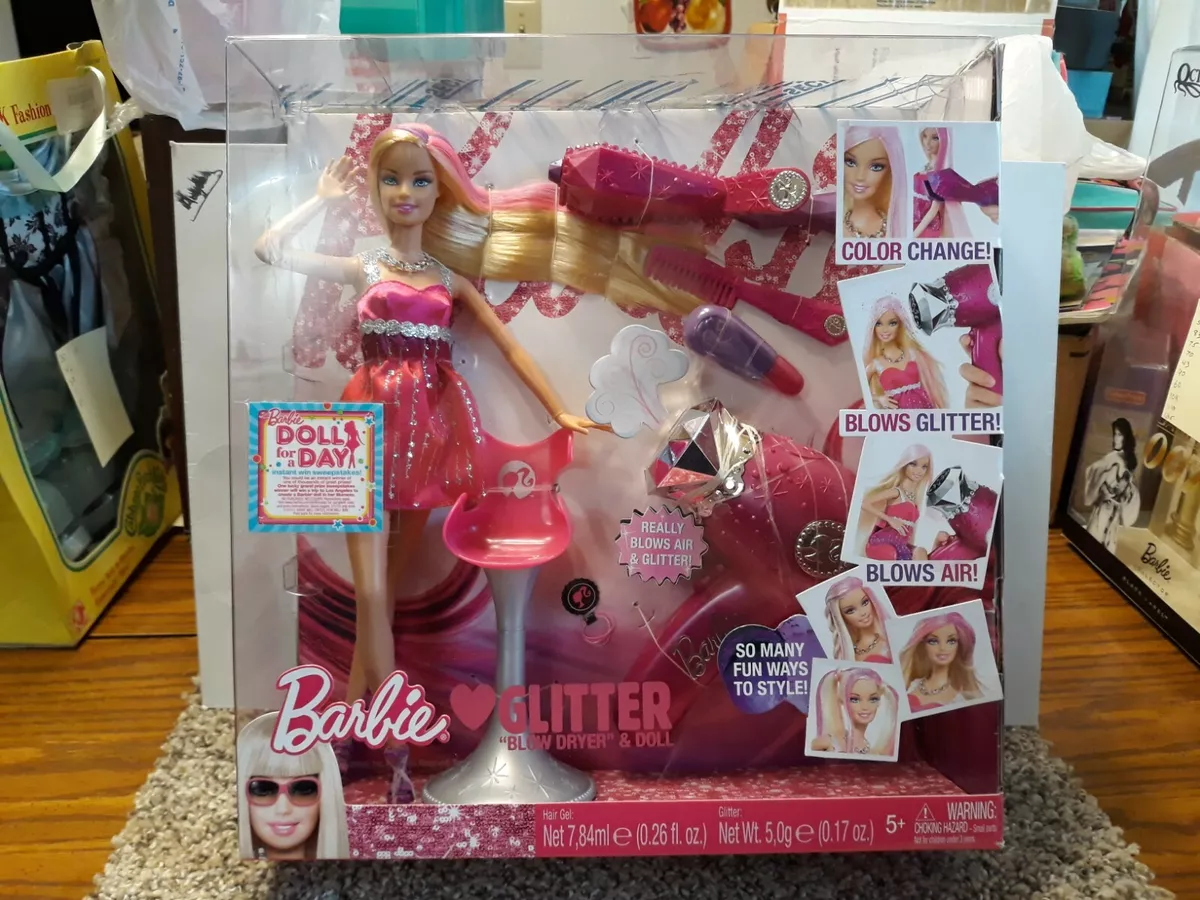 BARBIE GLITTER DOLL SET