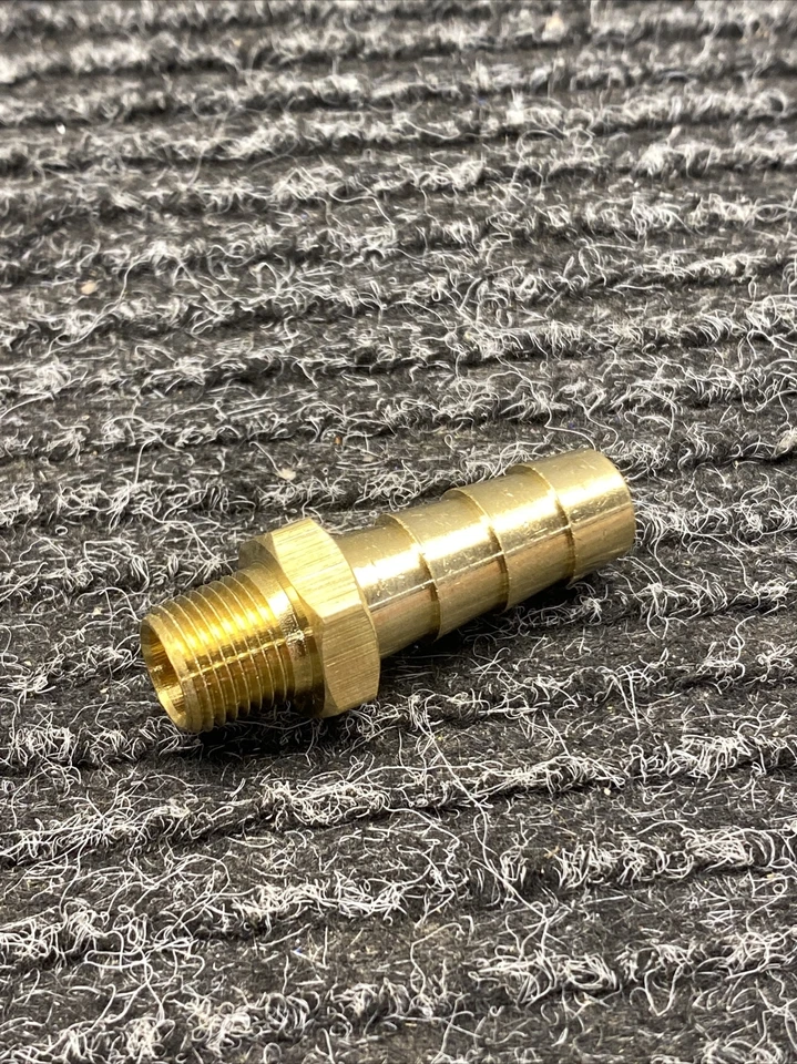 Lot of 25 Parker Type 125HBL-6-2 Brass Hose Barb 3/8" To 1/8" MNPT - Image 3 of 4