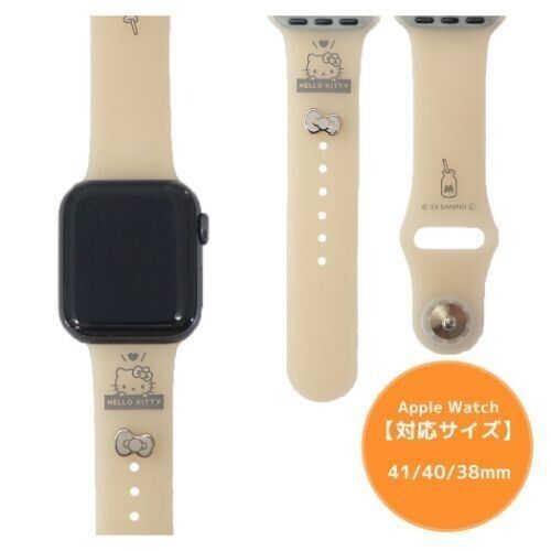 Sanrio Silicone Band For Apple Watch Hello Kitty Japan NEW Sanrio Characters - Picture 4 of 8