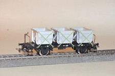 RIVAROSSI (TRIX) – PIANALE della DB con 3 CONTENITORI – senza scatola originale