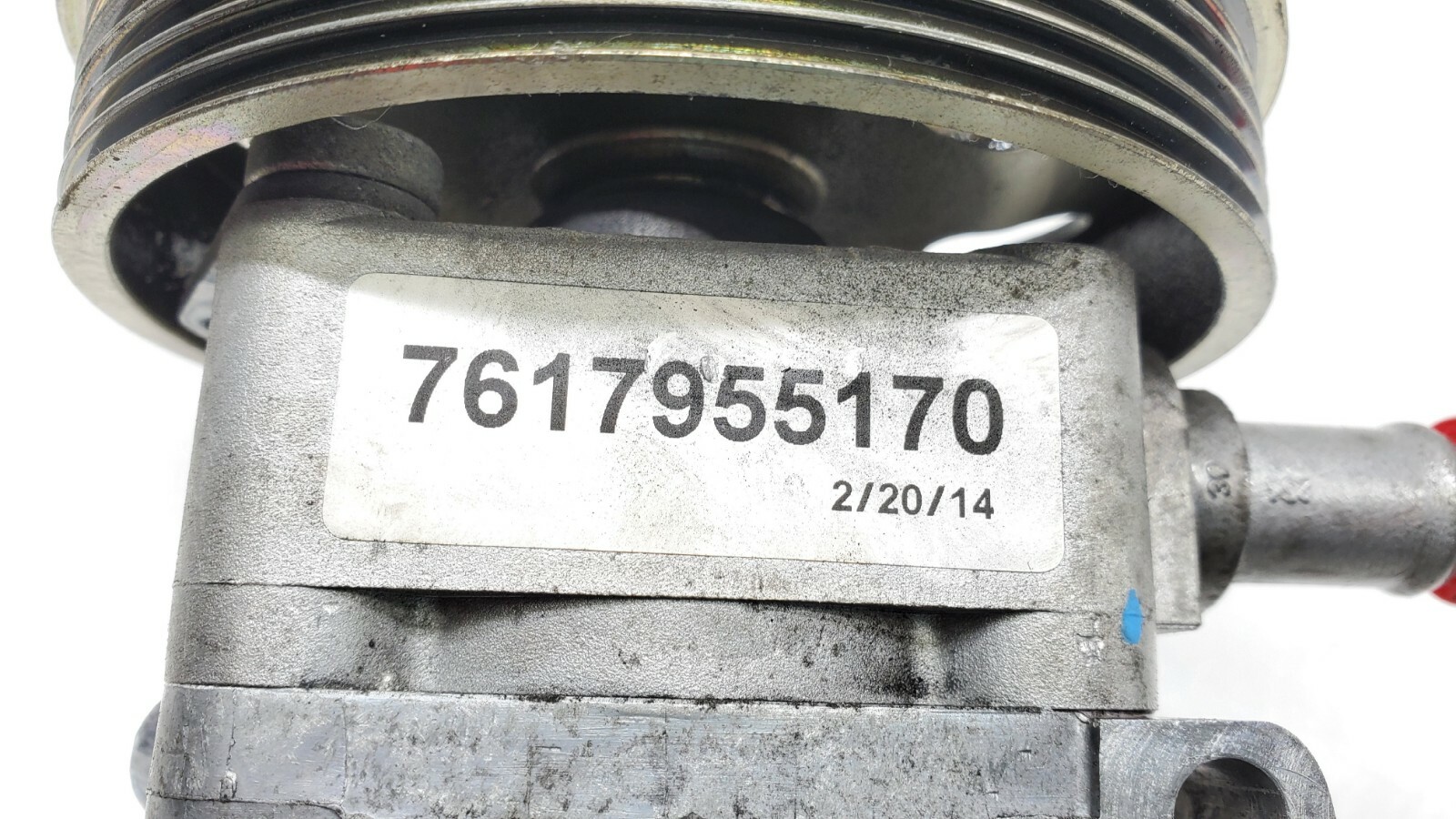 2014-2017 MASERATI GHIBLI 3.0L POWER STEERING PUMP PULLEY OEM 13K.