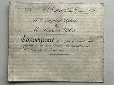 1851 Indenture Deed, Premises in Red Bank, Manchester, Lancashire; Upton & Upton