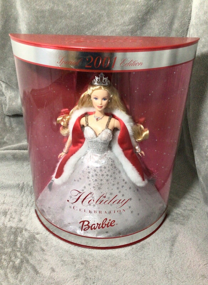 NRFB 2001 Mattel Inc Special Edition Barbie Holiday Celebration
