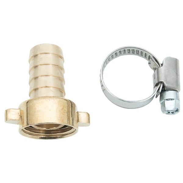 "Schlauchverschraubung Messing Blank 1/2\"IG ø14Mm ø12-20Mm ø9Mm Flachdichtend Bad"-image