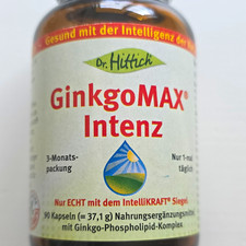 Dr. Hittich GinkgoMAX Intenz 90 Kapseln – 3-Monats-Packung Ginkgo Phospholipid