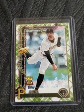 2025 Topps Holiday - Paul Skenes #H70 Holiday Green Plaid