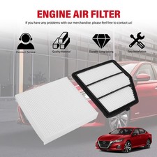 2-Pack Combo Engine & Cabin Air Filter For 2019 - 2024 2025 Nissan Altima 2.5L