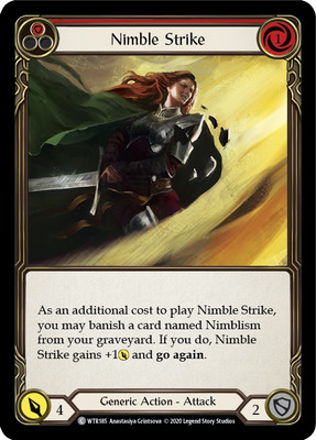 Nimble Strike (Red) [U-WTR185] (Welcome to Rathe Unlimited)  Unlimited Normal N