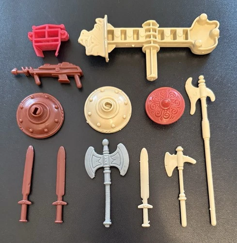 Vintage He-Man -MOTU- Accessories Lot- (12 Pieces)