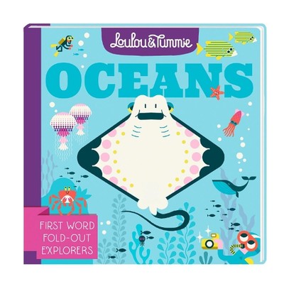 Loulou & Tummie OZEANE: Erstes Wort ausklappbare Entdecker von Loulou & Tummie Board B