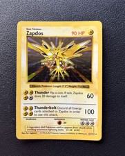 Zapdos 016/102 Base Set (Shadowless) Holo for sale online | eBay