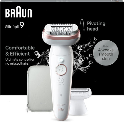 Braun Silk-Épil 9 Epilierer Damen Mit Schwenkbarem Kopf Für Eine Einfache Haaren