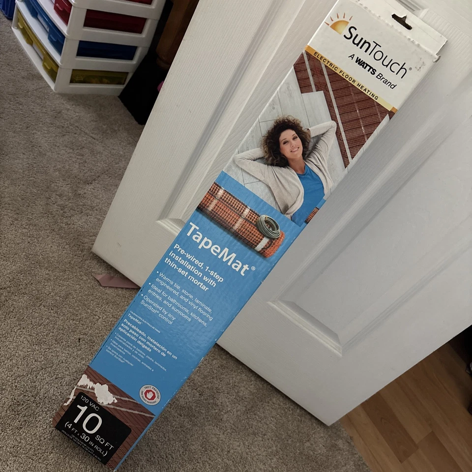 Tapete SunTouch Watts radiante aquecimento/aquecimento de piso 4'x30" 120V 👀 - Imagem 2 de 4