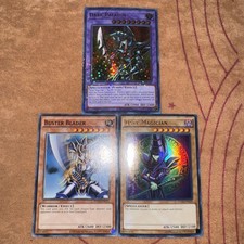 🔥YUGIOH Dark Paladin Magician Buster Blader (3 Cards!) HAC1-EN018 YGLD-ENC09 NM