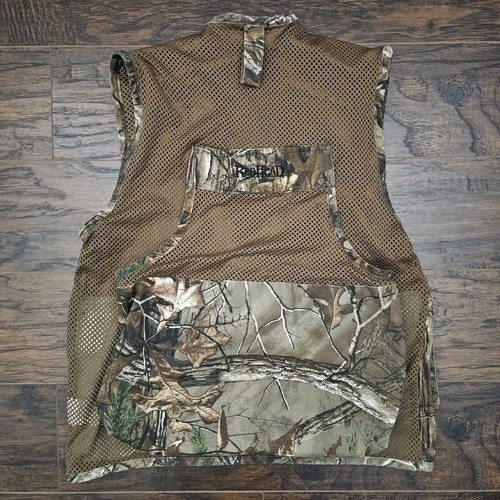 Red Head Bramd Co. Mens Small Camo Mesh Vest Hunting Camouflage Pockets - Picture 3 of 9