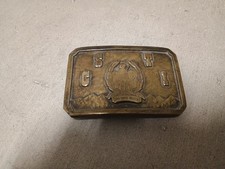 Camp San Luis Opispo CSTI Pro Omina Justia Belt Buckle Wyoming Studio 1977