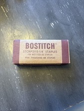 Bostitch B8 Staples 1/4" STCRP2115 5000 per box partial box