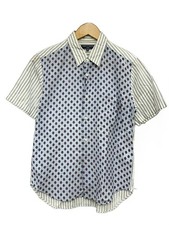 COMME des GARCONS HOMME 09SS archive AD2009 Short Sleeve Shirt XS Cotton BLU HE