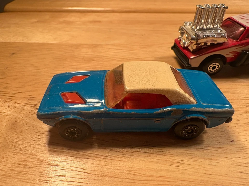 Matchbox Lot (3) – 1972 Red Rider & (2) 1975 Dodge Challengers–Lesney-Vintage - Image 4 of 4