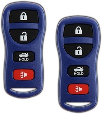 2X Key Fob for 2002 2003 2004 2005 2006 2007 2008 2009 2010 2011 2-Pack Blue