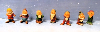 Snow White and The Seven Dwarfs 7 Figures made of metal 7 Dwarfs only