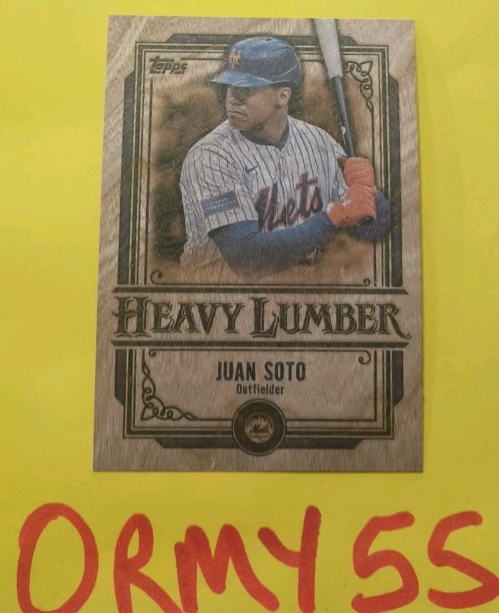 JUAN SOTO Heavy Lumber SSP #HL-60 NY Mets - 2025 Topps Update