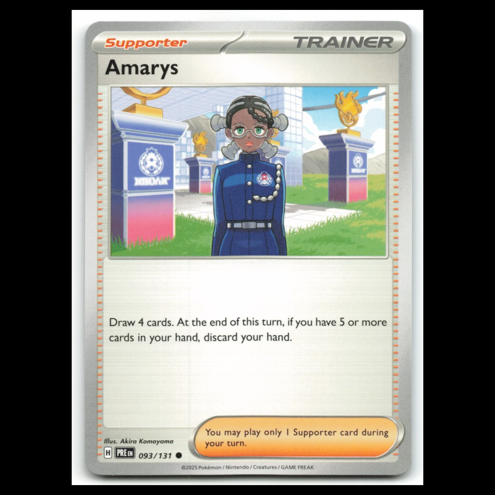 Amarys #93 2025 Scarlet - Violet Series - Prismatic Evolutions Common Pokemon NM