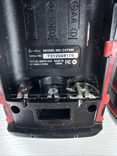 2 For Parts Or Repair- Cobra 2-Way Radio Walkie/talkie. Model CXT595 - Picture 20 of 20