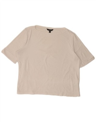 Ralph Lauren Damen T-Shirt Oberteil UK 22 3XL Weiß Baumwolle HK21