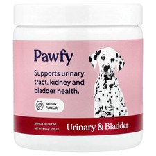 Urinary  Bladder, For Dogs, 6 Months , Bacon, 30 Chews, 4.5 oz 128 g 