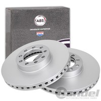 2X A.B.S. Bremsscheiben 301Mm Vorne Passend FüR AC 428