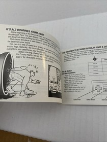 Skate or Die Nintendo NES Instruction Manual Booklet ONLY