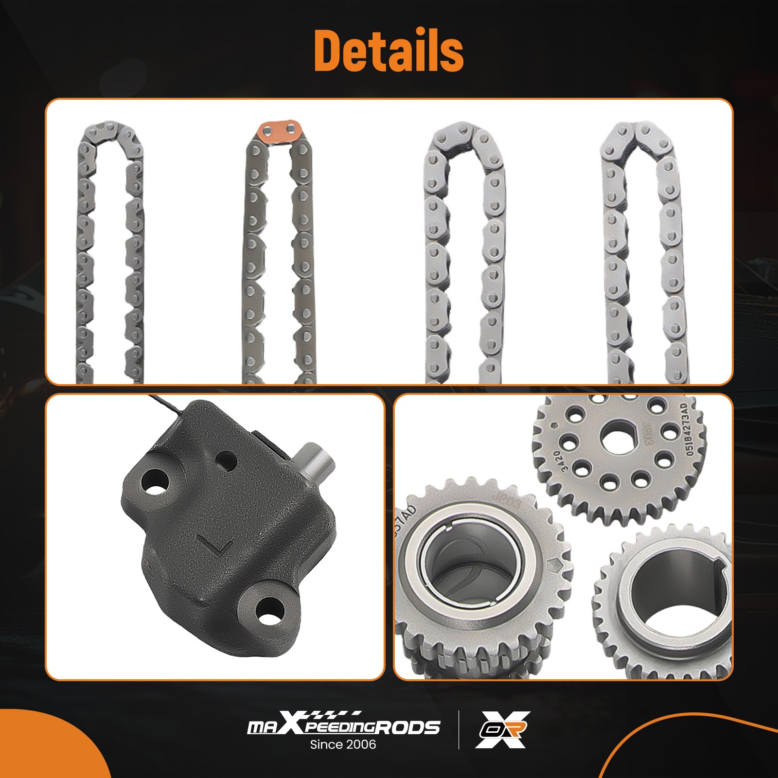 Timing Chain Set For Maserati Levante S Ghibli S Q4 Quattroporte S V6 2013-2016