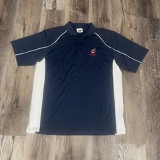 Vintage Cleveland Indians Polo Shirt Mens Extra Large Lee Sport Chief Wahoo 56 