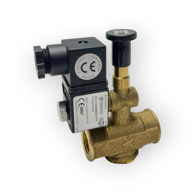 MADAS M16/RMO N.C. GAS SOLENOID VALVE MANUAL RESET 1'' NORMALLY CLOSED 230V IP65