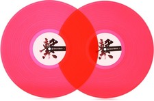 Pioneer DJ RB-VD2 12-inch Rekordbox Control Vinyl Pair - Clear Red 3-pack 