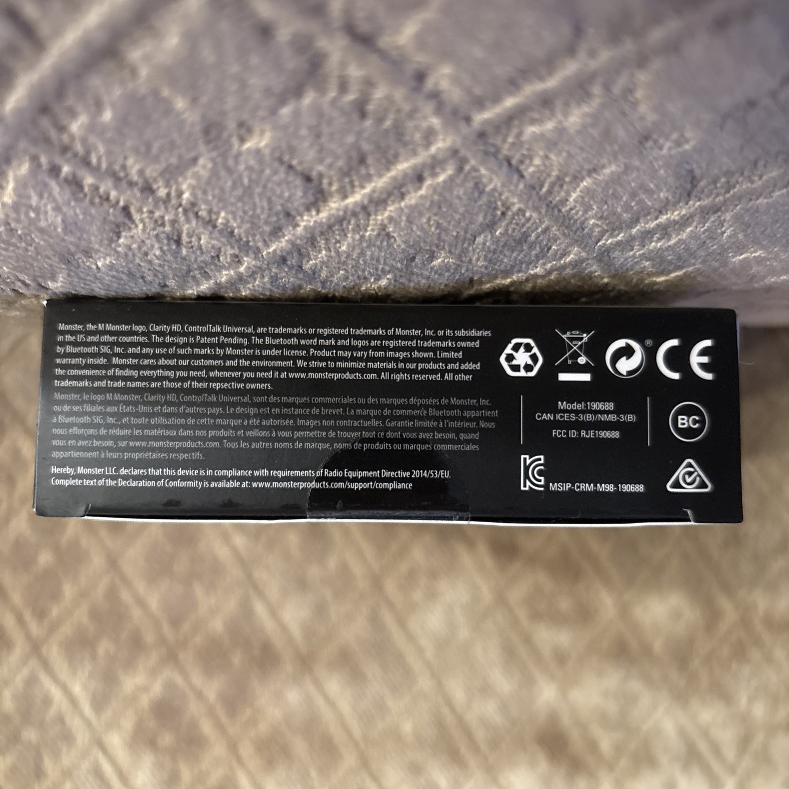 Audífonos inalámbricos Bluetooth de alto rendimiento Monster Clarity HD, color negro, imagen 4