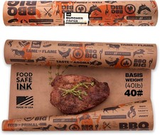 Premium Brown Butcher Paper Roll for Smoker - 18 Inches X 175 Feet, Made in USA