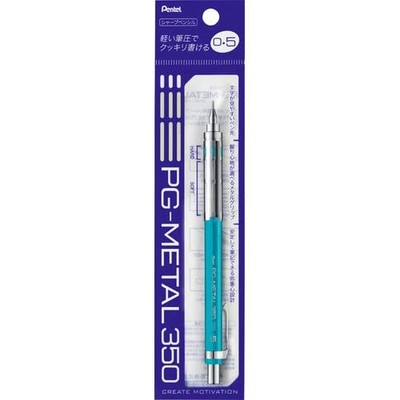 Mechanical pencil pg metal 350 poly sheath specifications 0 5 xpg 315