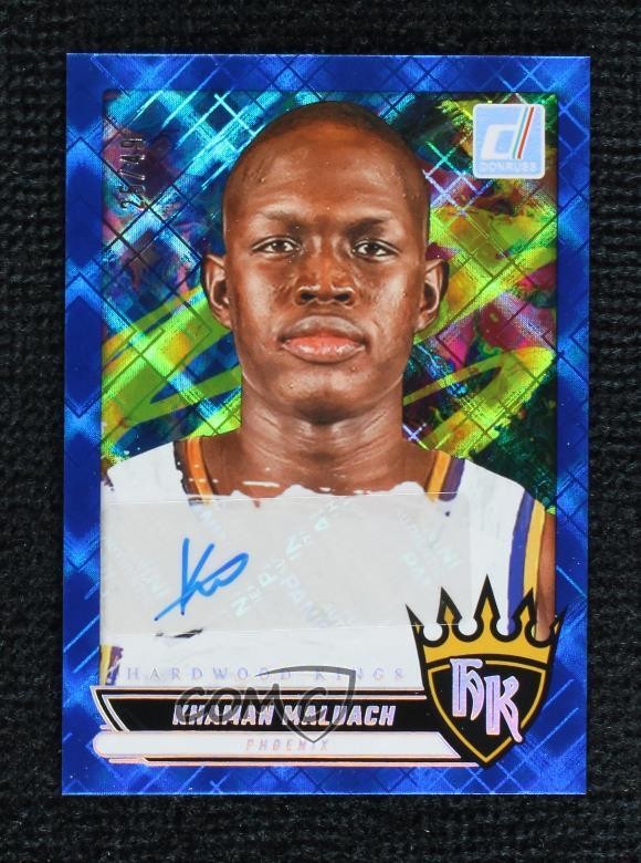 2025-26 Donruss Hardwood Kings Cosmic 25/49 Khaman Maluach Rookie Auto RC 0xh3