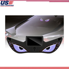 Solar Demon Eye LED Car Window Light, 6 Modes, Light Sensor, Solar/USB Powered,