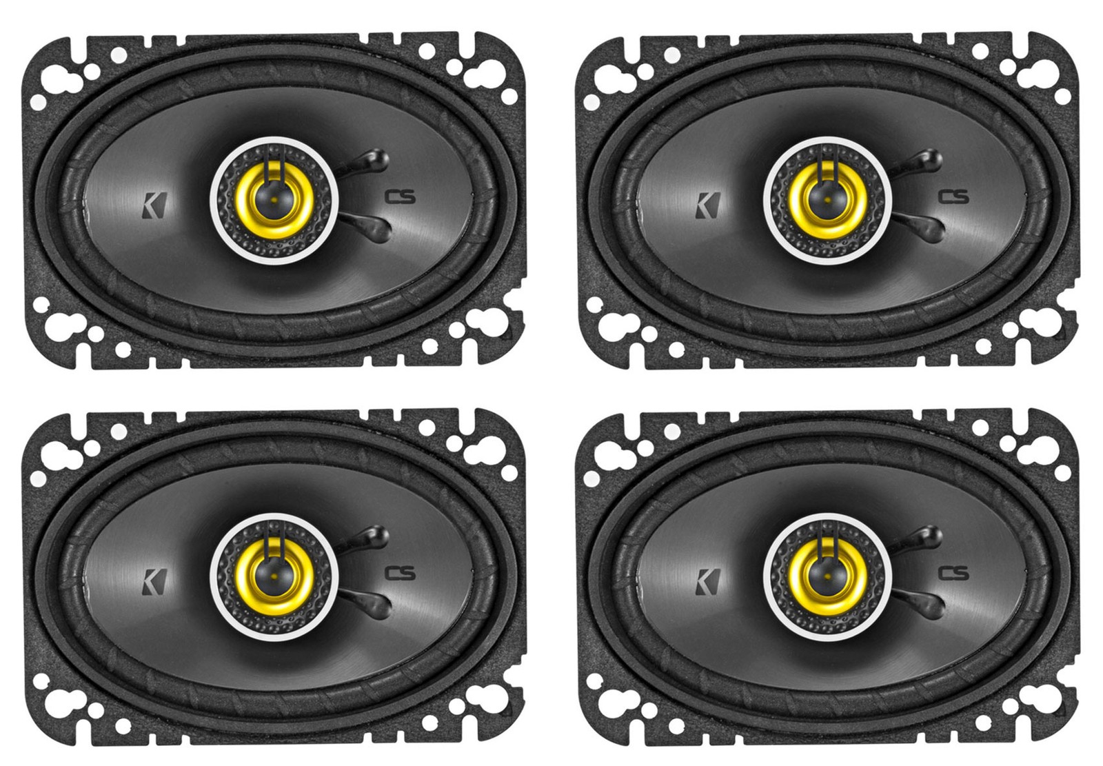 4 KICKER 46CSC464 4x6 300-Ваттные 4-Омные 2-полосные автомобильные аудиодинамики CSC464 2399000₽