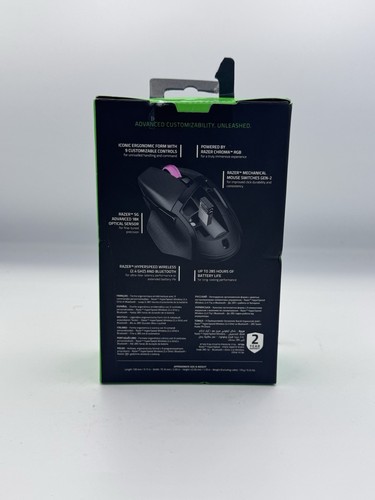 Razer Basilisk V3 X HyperSpeed Ergonomic Wireless Gaming Mouse - Picture 2 of 3