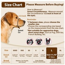 Comfortable Dog Muzzle for Large Dogs
